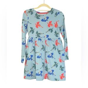 Mini Boden Dragon Long Sleeve Dress
